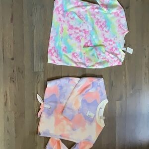 The Children's Place Tie-Dye Long Sleeve Tees - Pink, Blue, Yellow